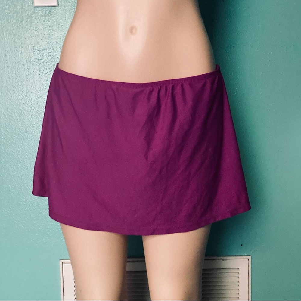 collection by Catalina swimwear skorts in fuchsia pink